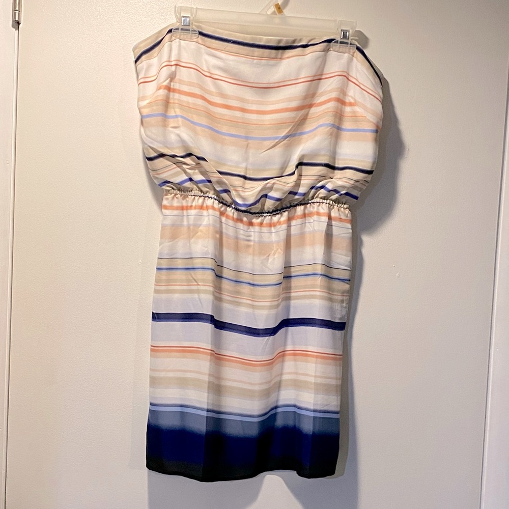 WHBM Sleeveless Multi-Color Dress Size L